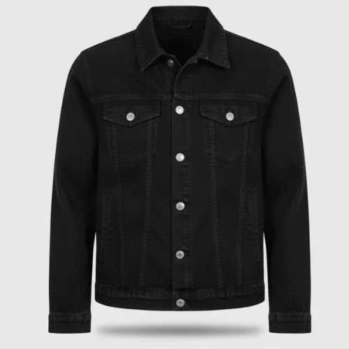 Mercato Black Denim Jacket
