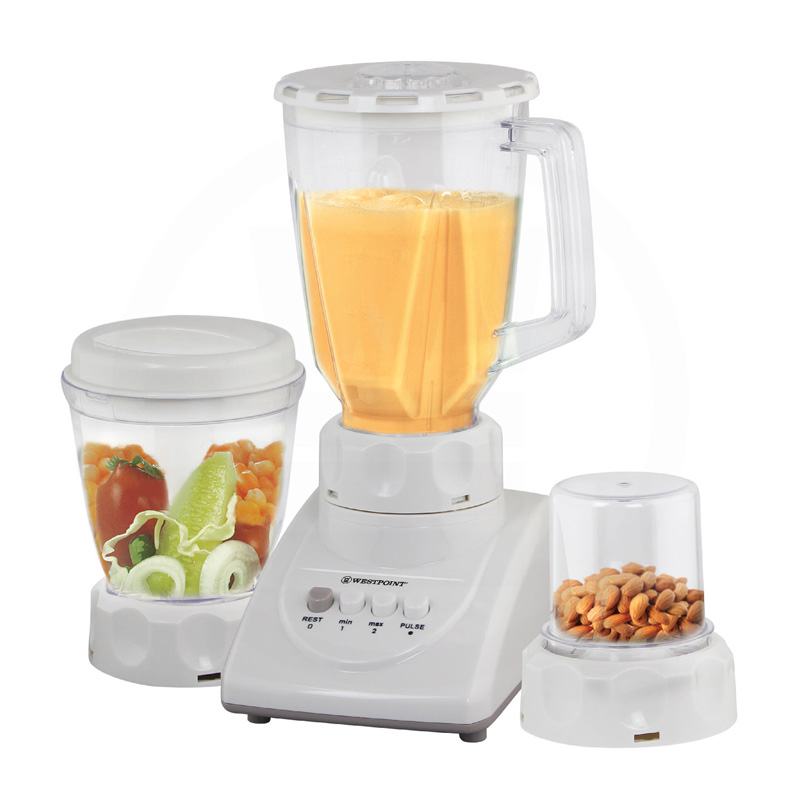 Westpoint WF-7382 3 In 1 Blender Chopper & Dry Mill With Official Warranty