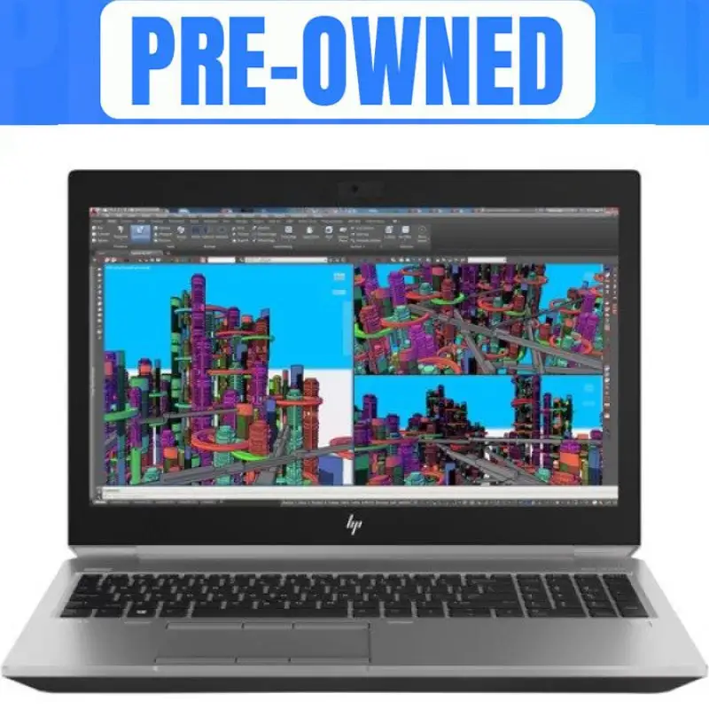 HP ZBook 15 G5 Core i7 8th Gen 16GB Ram 512GB SSD 4GB NVIDIA Graphic Card 15.6-inch Win 10 Pre-Owned