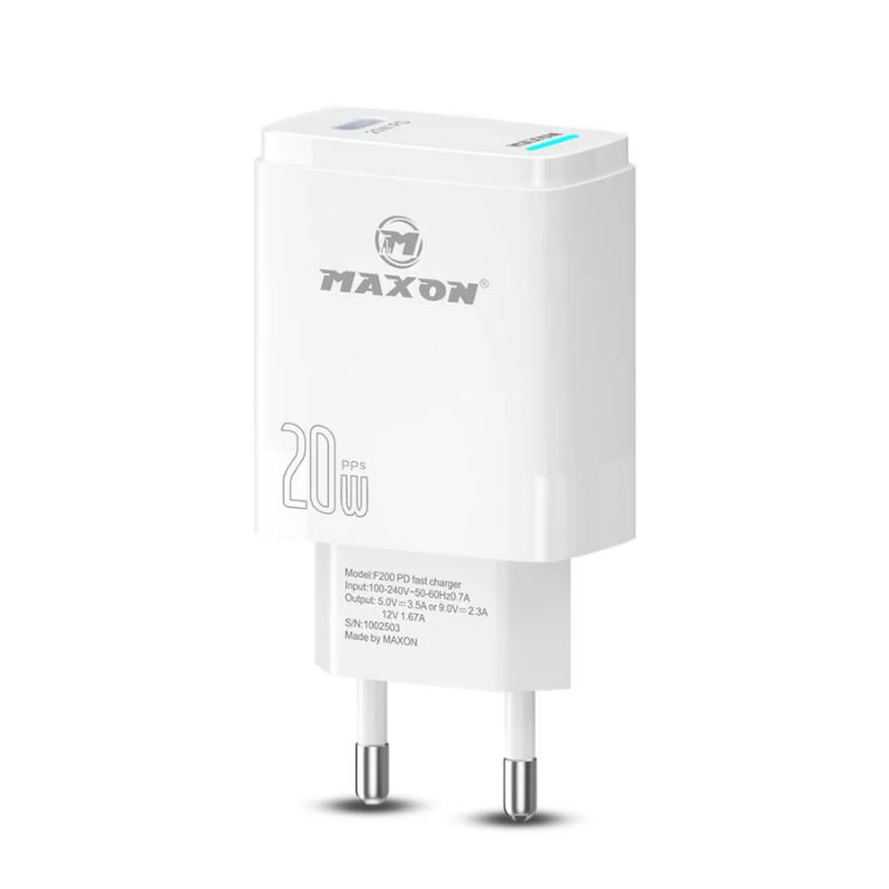 Maxon F200 20W C to I Fast Charger With Official Warranty