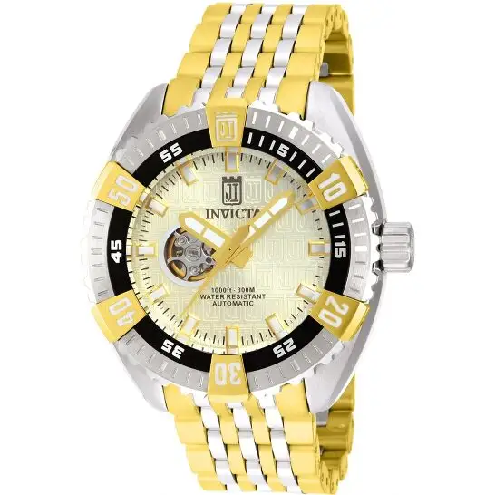 Invicta Jason Taylor Automatic Gold Dial Men's Watch