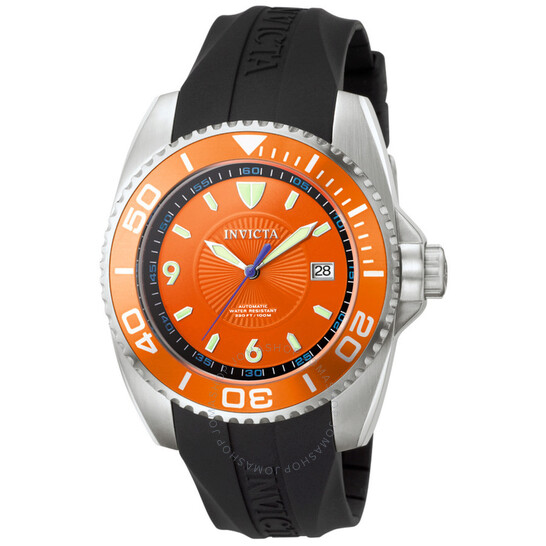 Invicta Pro Diver Automatic Orange Dial Men's Watch