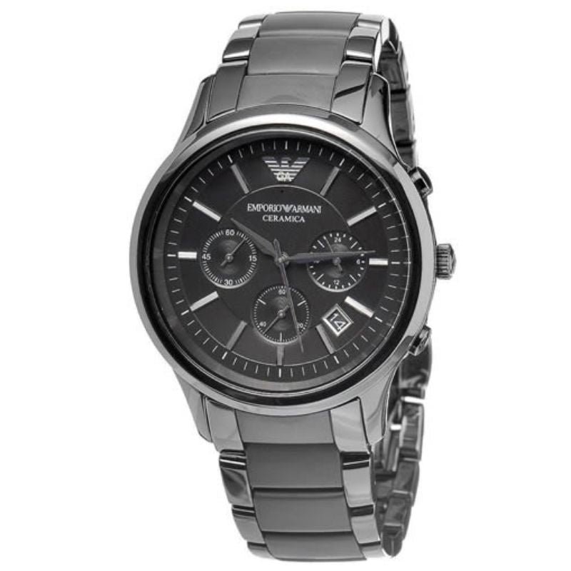 Emporio Armani AR1452 Men’s Chronograph Quartz Stainless Steel Black Dial 43mm Watch