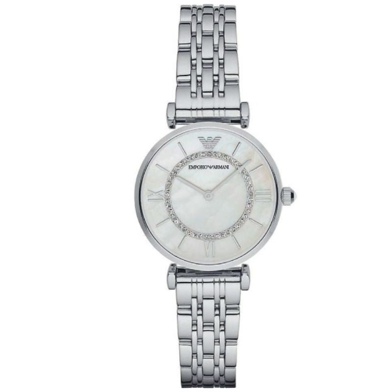 Emporio Armani AR1908 Women’s Quartz Stainless Steel Mother of pearl Dial 32mm Watch