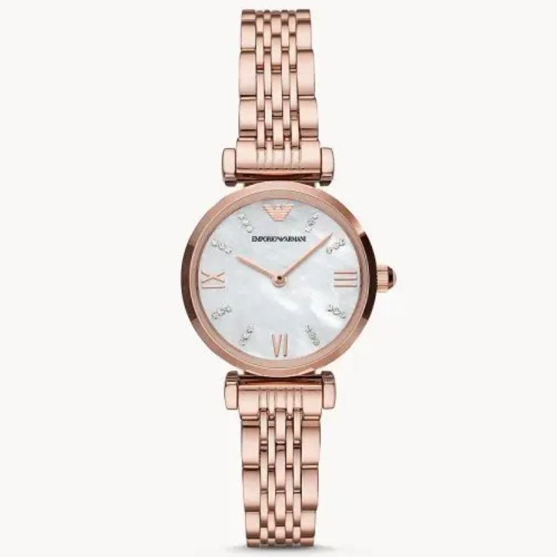 Emporio Armani AR11316 Women’s Stainless Steel Mother of Pearl Dial 28mm Watch