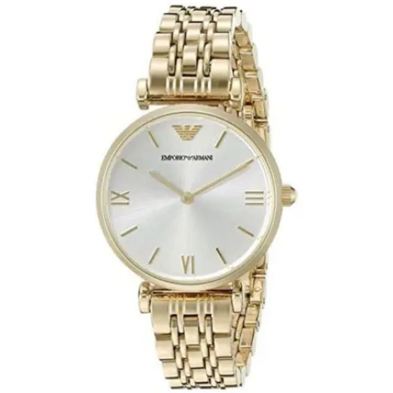 Emporio Armani AR1877 Women’s Analog Stainless Steel Silver Dial 32mm Watch