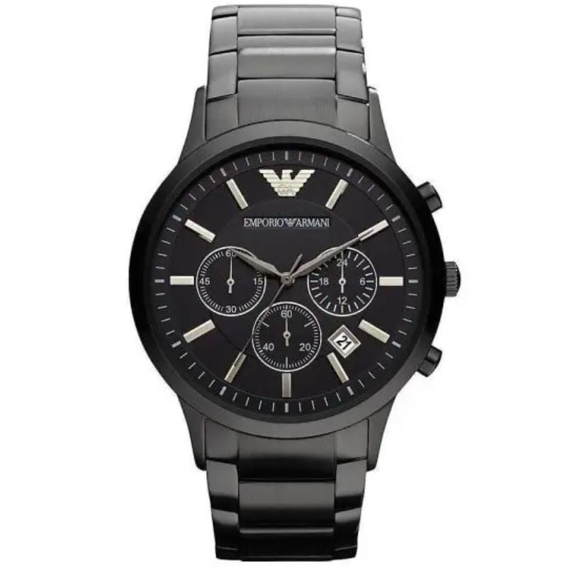 Emporio Armani AR2453 Men’s Quartz Stainless Steel Black Dial 43mm Watch