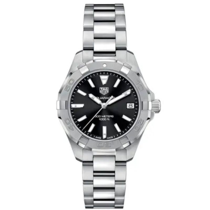 Tag Heuer WBD1310.BA0740 Aquaracer Women’s Quartz Swiss Made Silver Stainless Steel Black Dial 32mm Watch