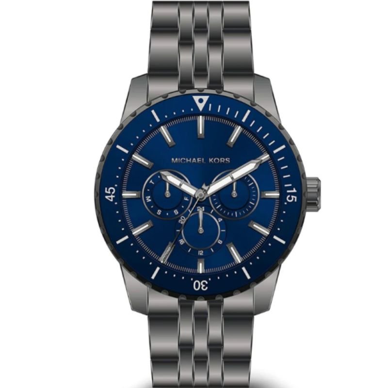 Michael Kors MK7155 Men’s Chronograph Quartz Stainless Steel Blue Dial 44mm Watch