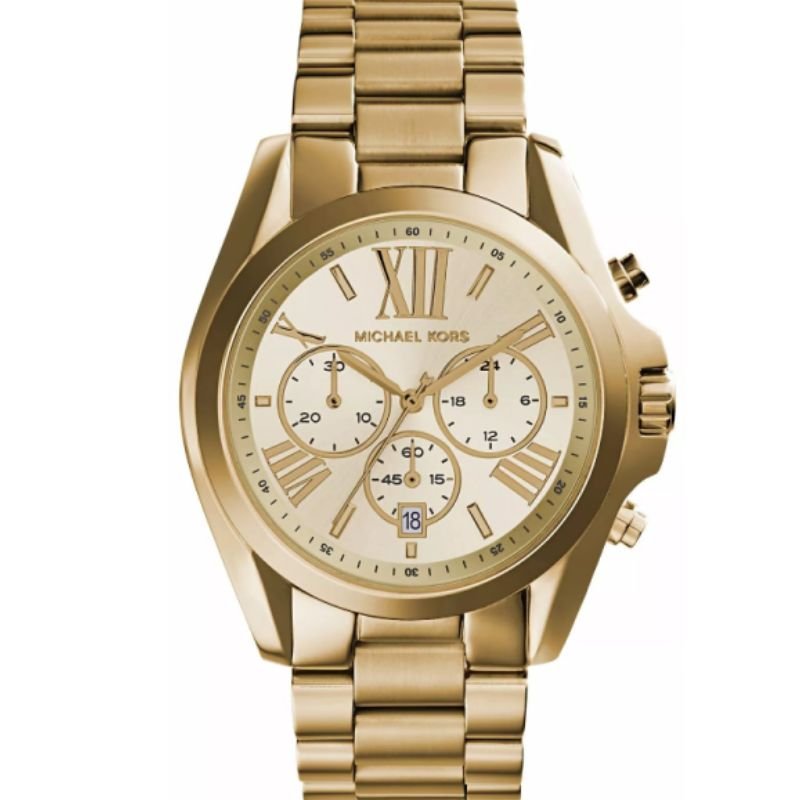Michael Kors MK5605 Unisex Chronograph Quartz Stainless Steel Champagne Dial 40mm Watch