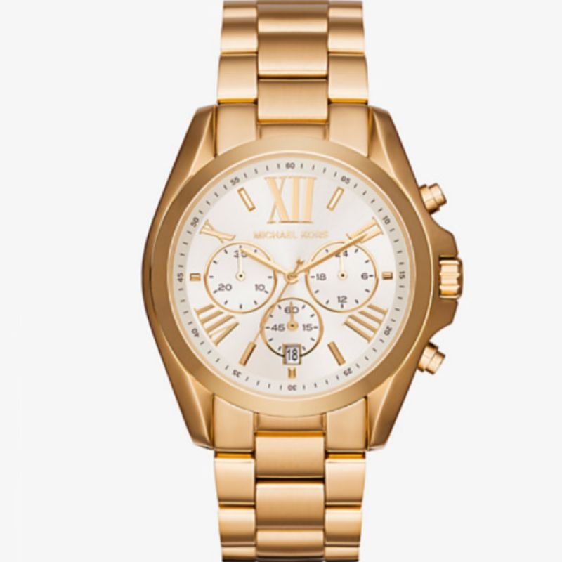 Michael Kors MK6266 Unisex Quartz Stainless Steel Pearlescent Dial 43mm Watch