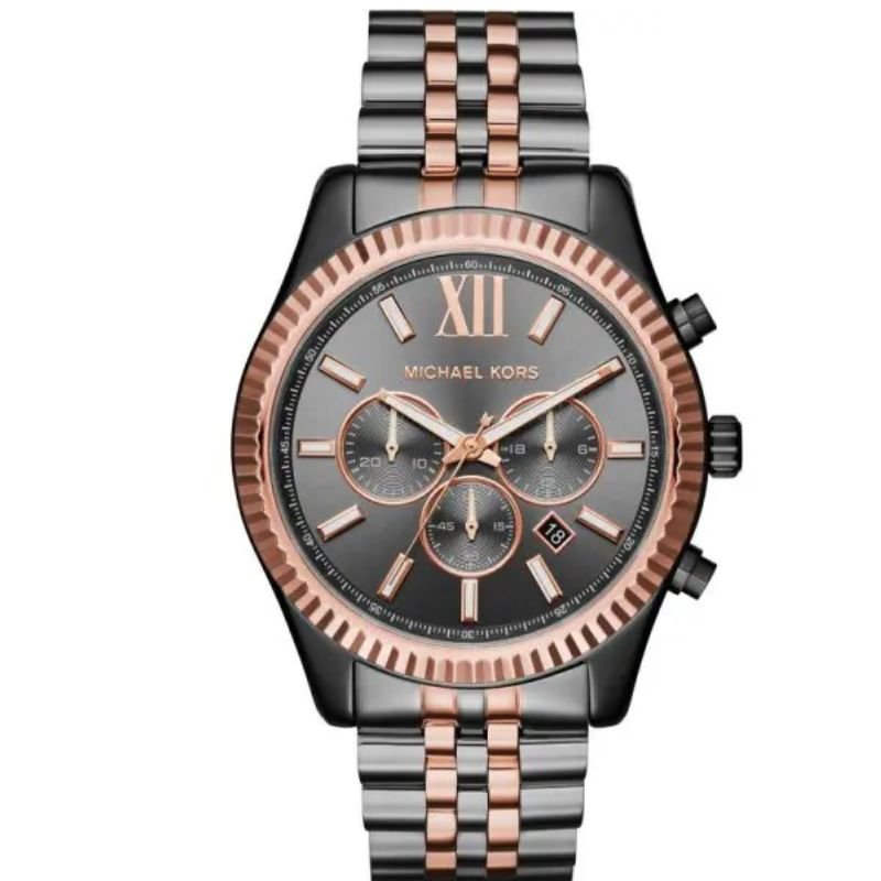 Michael Kors MK8561 Men’s Chronograph Quartz Stainless Steel Grey Dial 45mm Watch