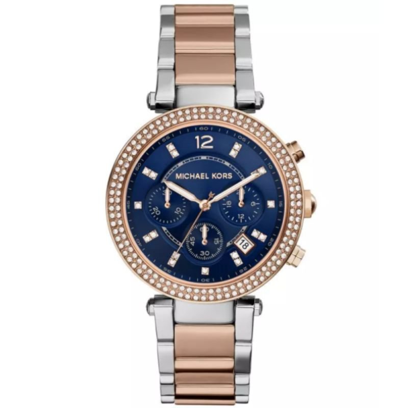Michael Kors MK6141 Women’s Analog Stainless Steel Blue Dial 39mm Watch