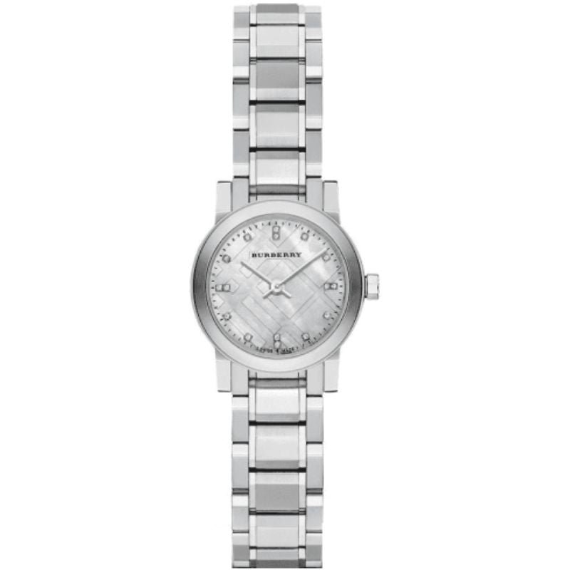 Burberry BU9213 Women’s Swiss Made Stainless Steel Silver Dial 26mm Watch