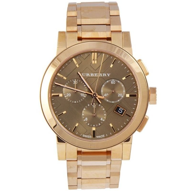 Burberry BU9754 Unisex Swiss Made Stainless Steel Grey Dial 38mm Watch