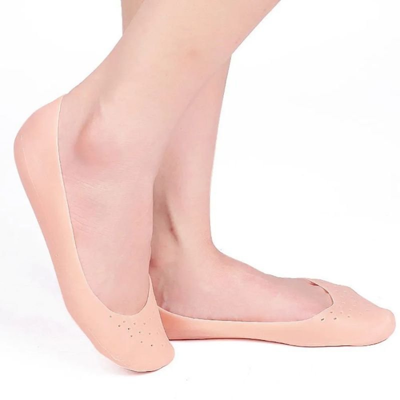 Full Cover Silicone Heel Protector Socks For Foot Care