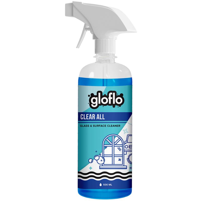 Glo-Flo Clear All Glass Cleaner 500ml