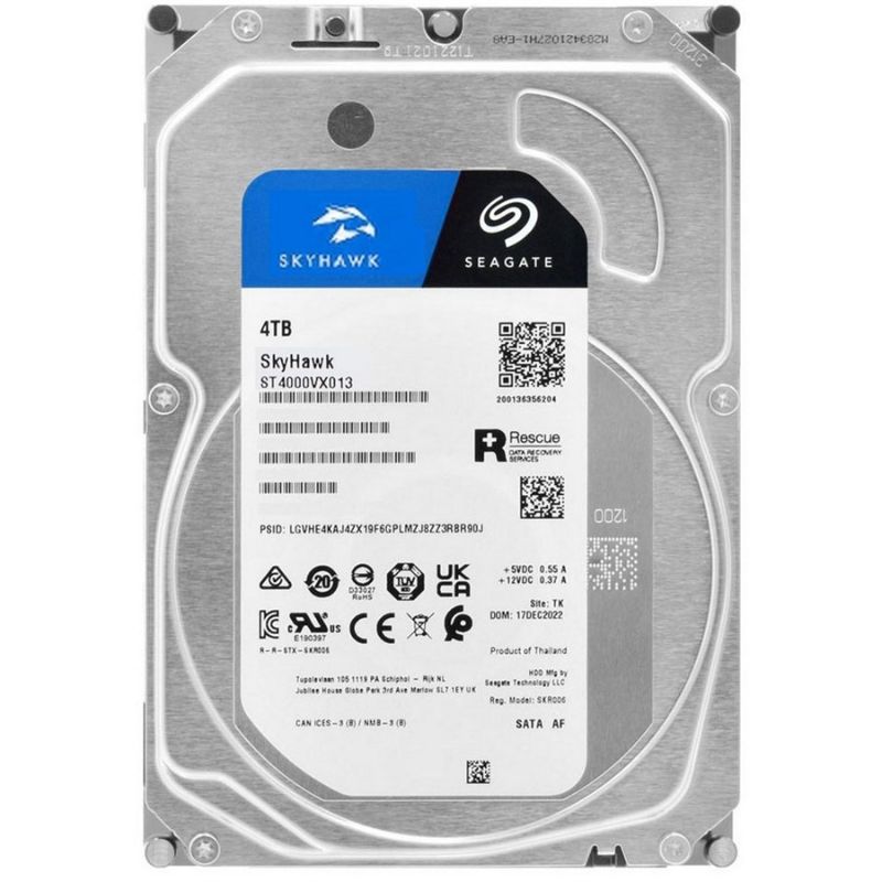 Seagate SkyHawk 3.5" 4TB Original HDD 2 Years Complete Warranty