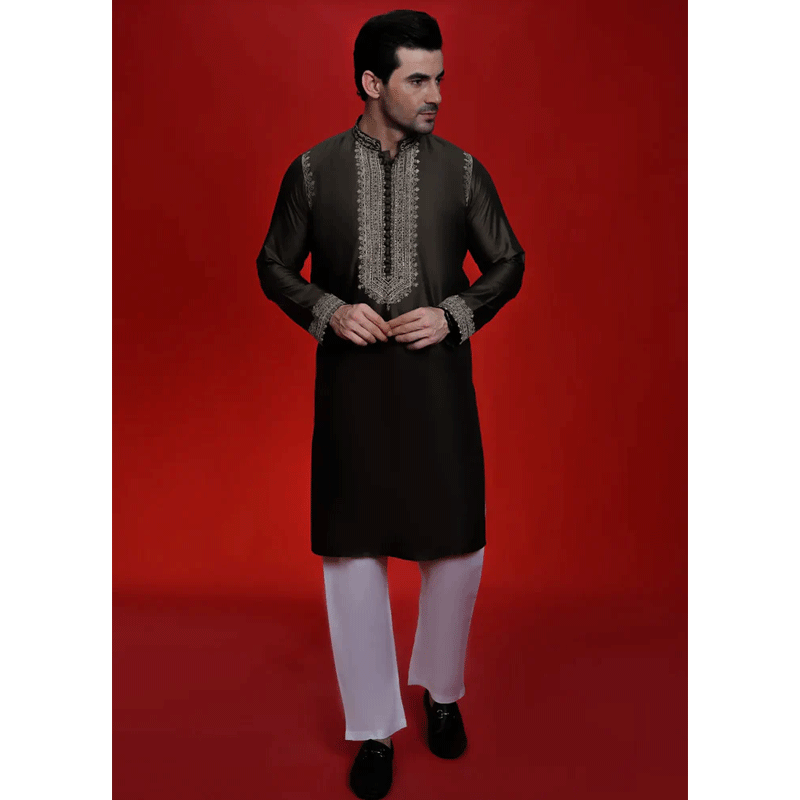 Designer Kurta Pajama 7386-1 by Kurta Corner