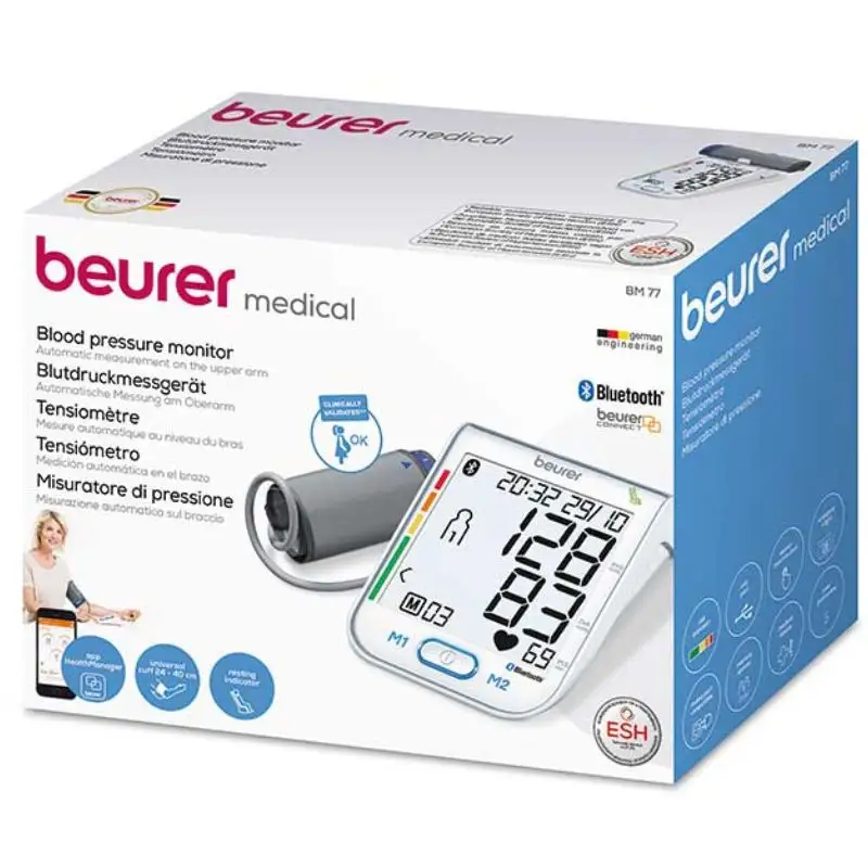 Beurer BM 28 AD Upper Arm Blood Pressure Monitor With Warranty
