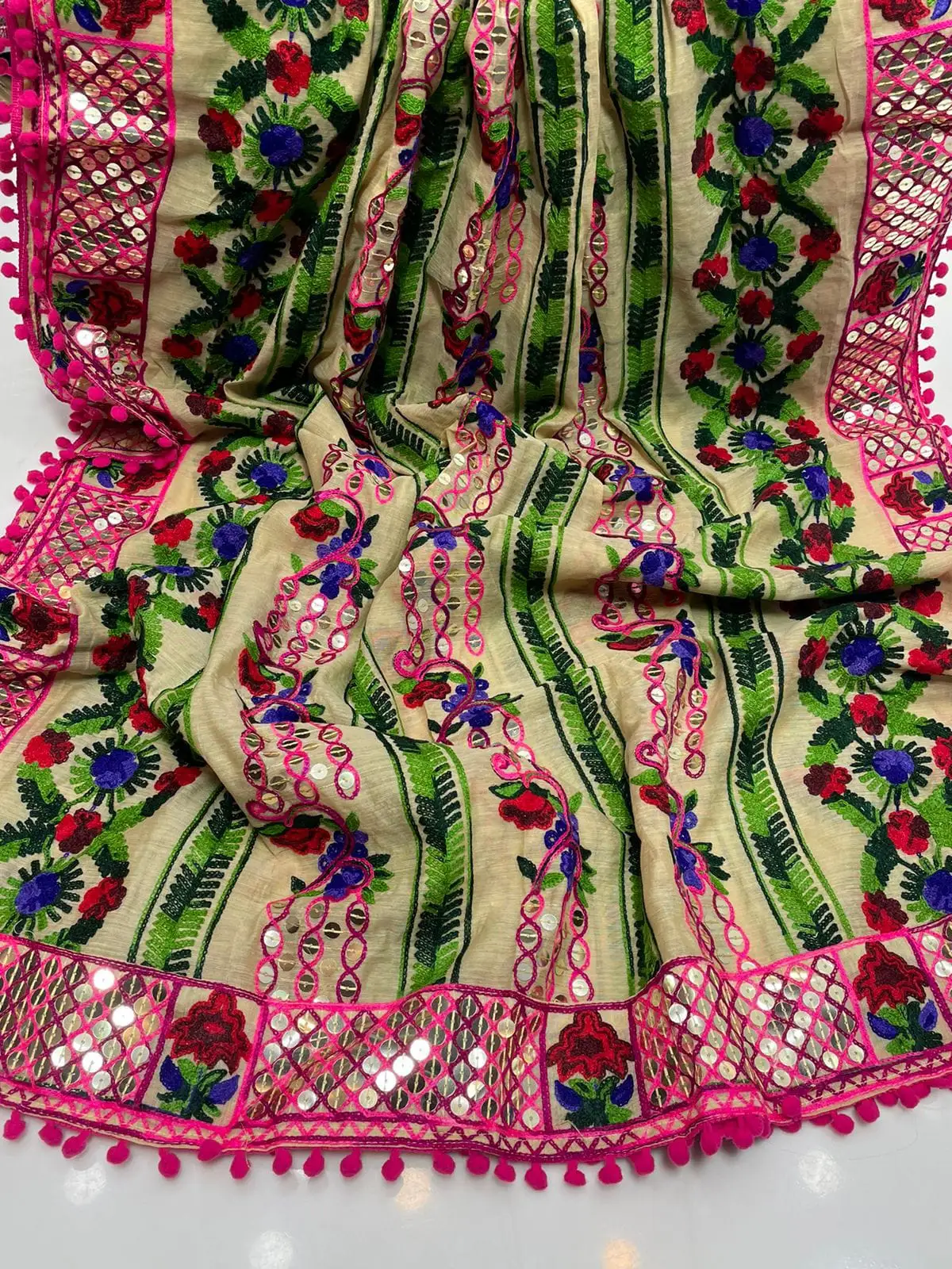 Indian Pum Pum Dupatta