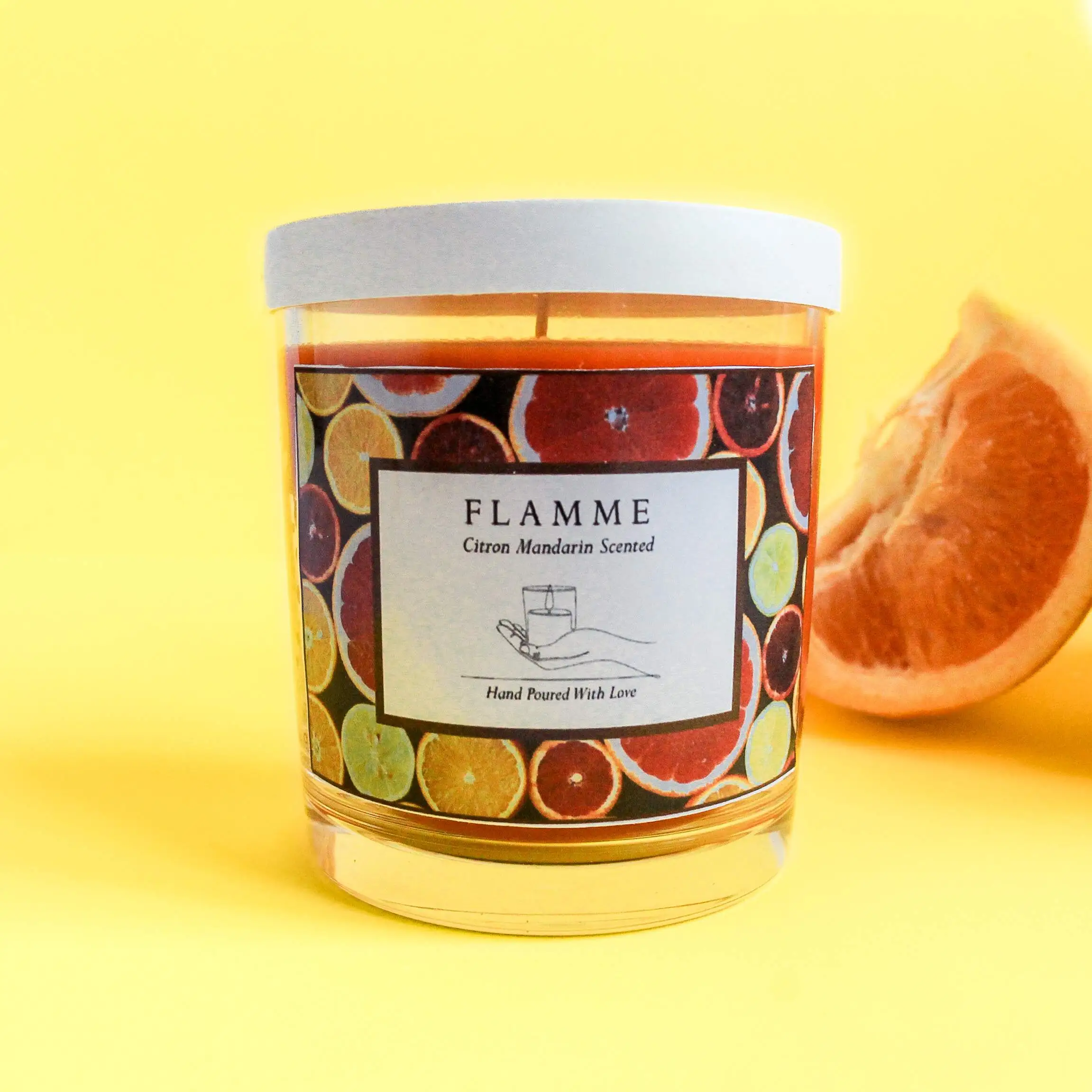 Orange Citrus Jar Candle