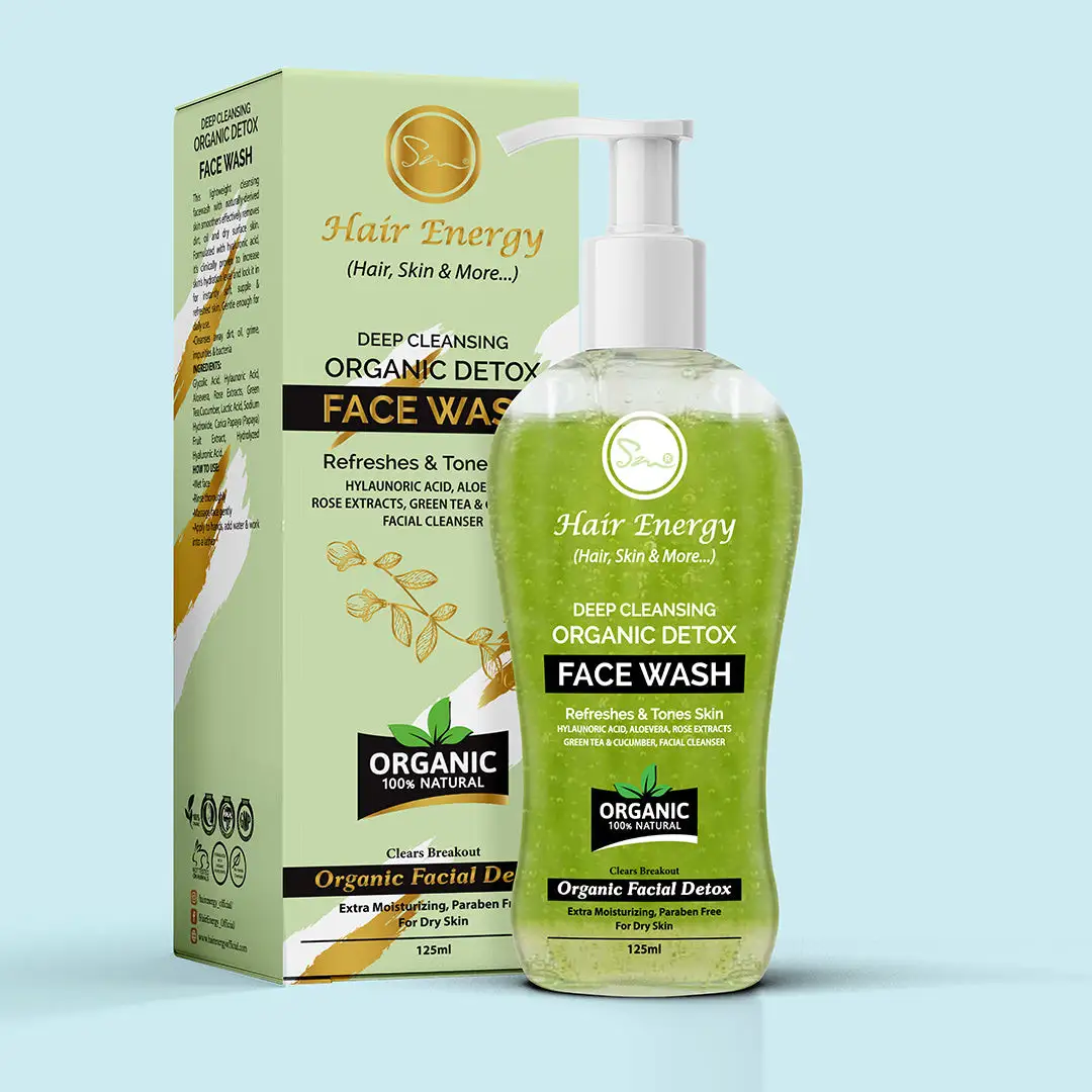 Hair Energy Deep Cleansing Organic Detox Face WashRefreshes & Tones Skin (FOR DRY SKIN)