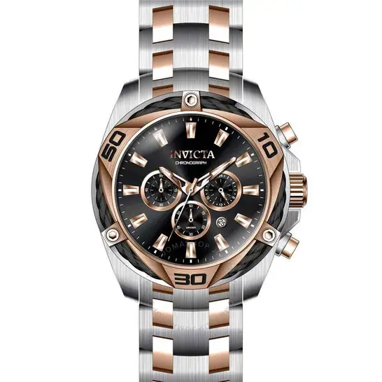 Invicta Bolt Chronograph Quartz Black Dial Men's Watch 34129