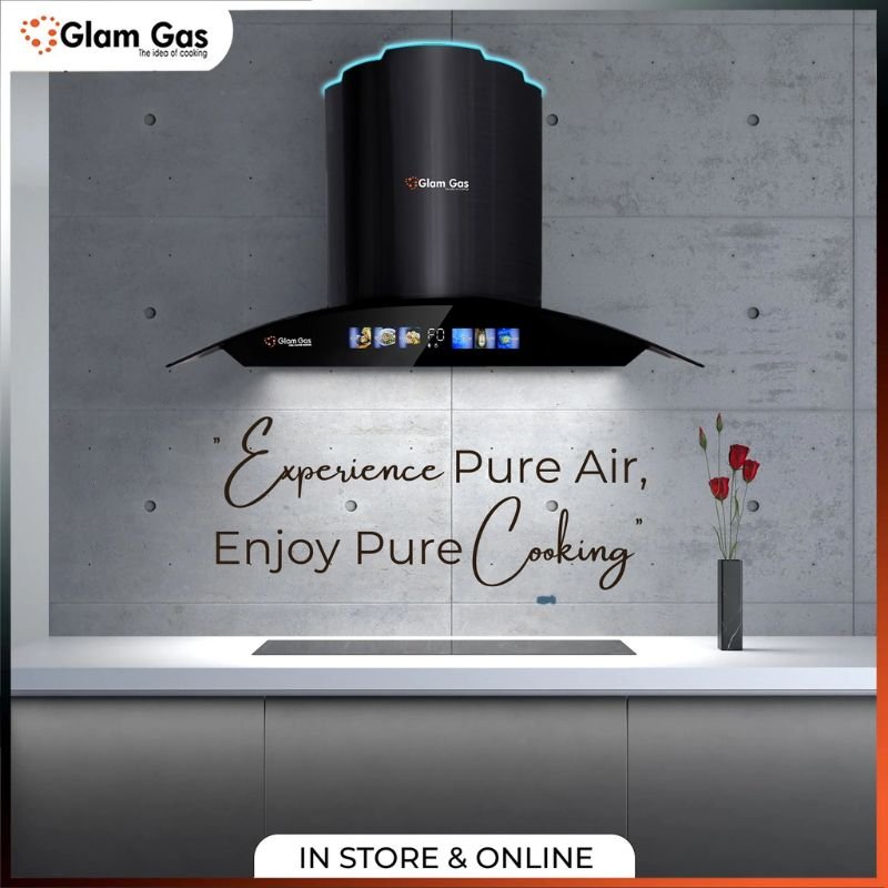 Glam Gas Range Hood Wave