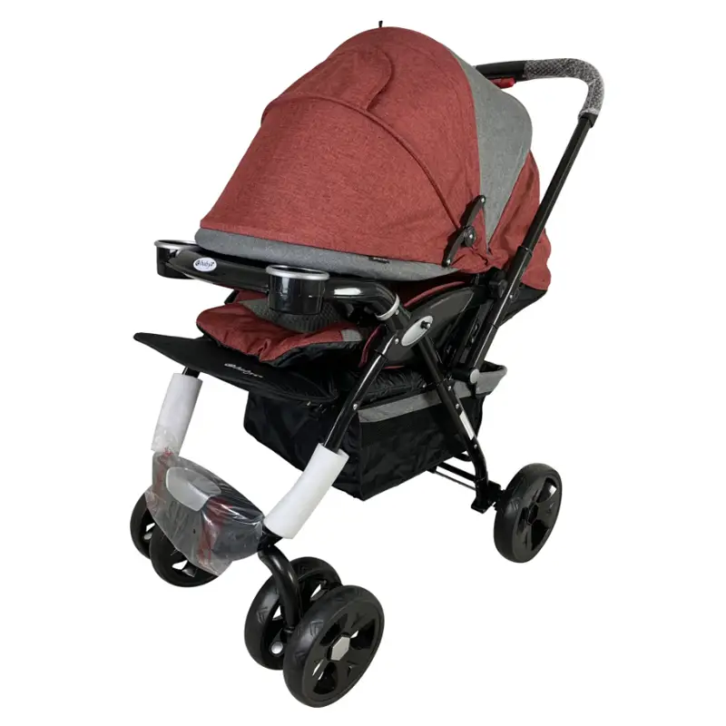 Baby Stroller Black with Cover