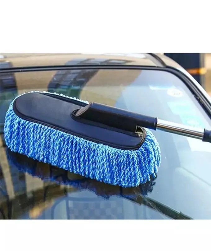 Car Wash Cleaning Brush Duster Dust Wax Mop Microfiber