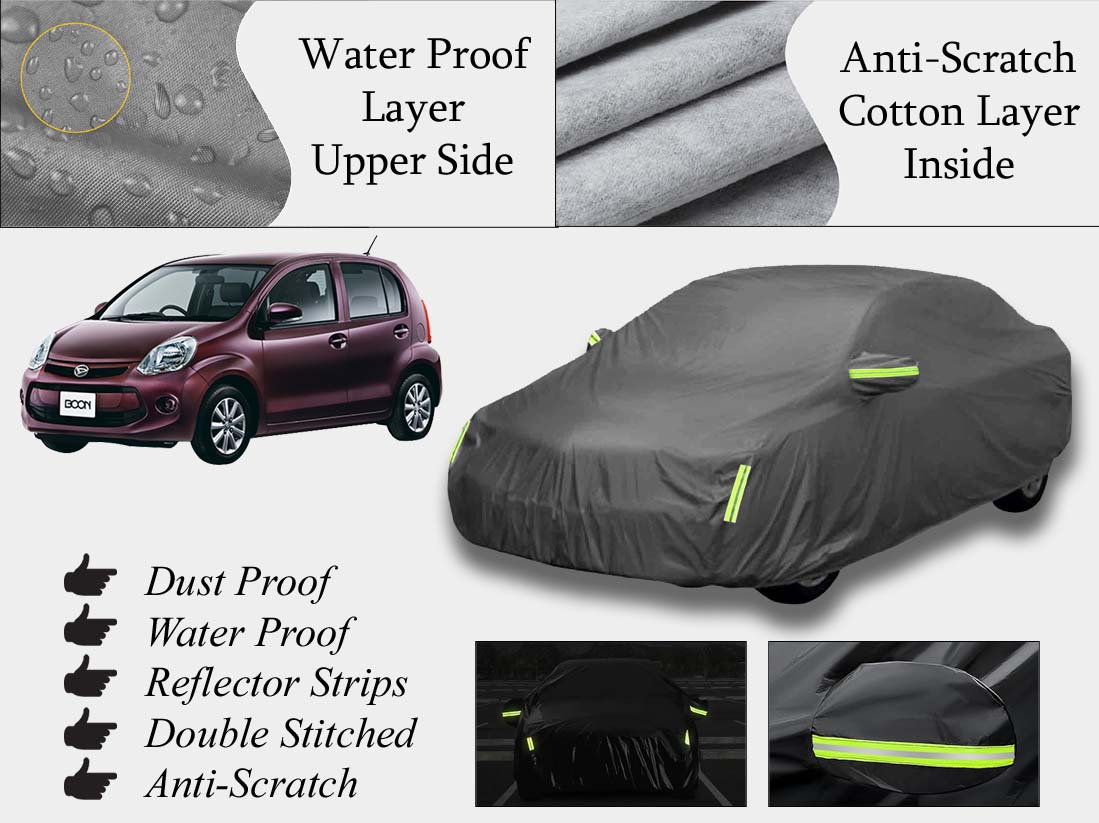 Daihatsu Boon Top Cover | Grey | Anti-Scratch | Double Layer | Heat Proof | Water Proof