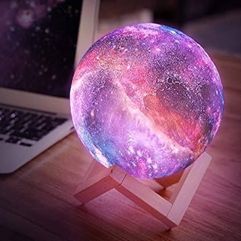 Multi Color Earth Lamp with Remote 12cm