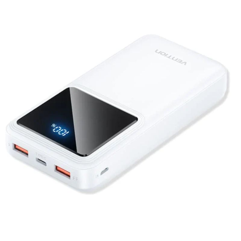 VENTION 10000mAh POWER BANK (Micro-USB + USB-C + USB-A + USB-A) Quick Charge 3.0 |22.5W