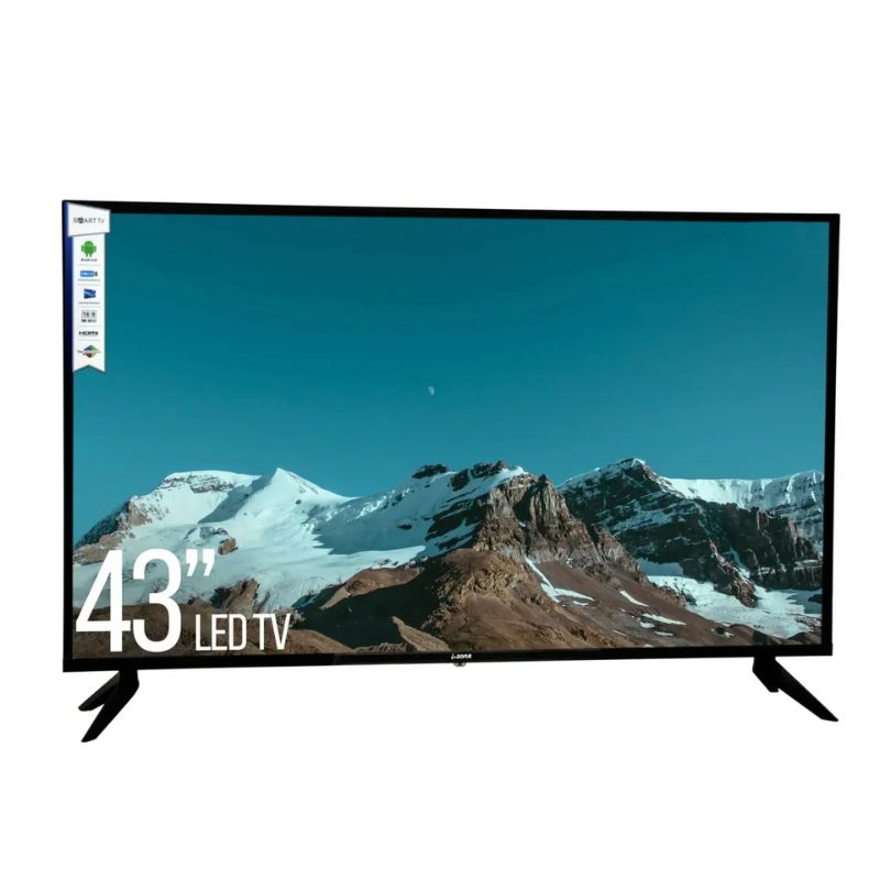 Izone 43A2000 Smart Frameless 43 Inch Led Tv With Official Warranty