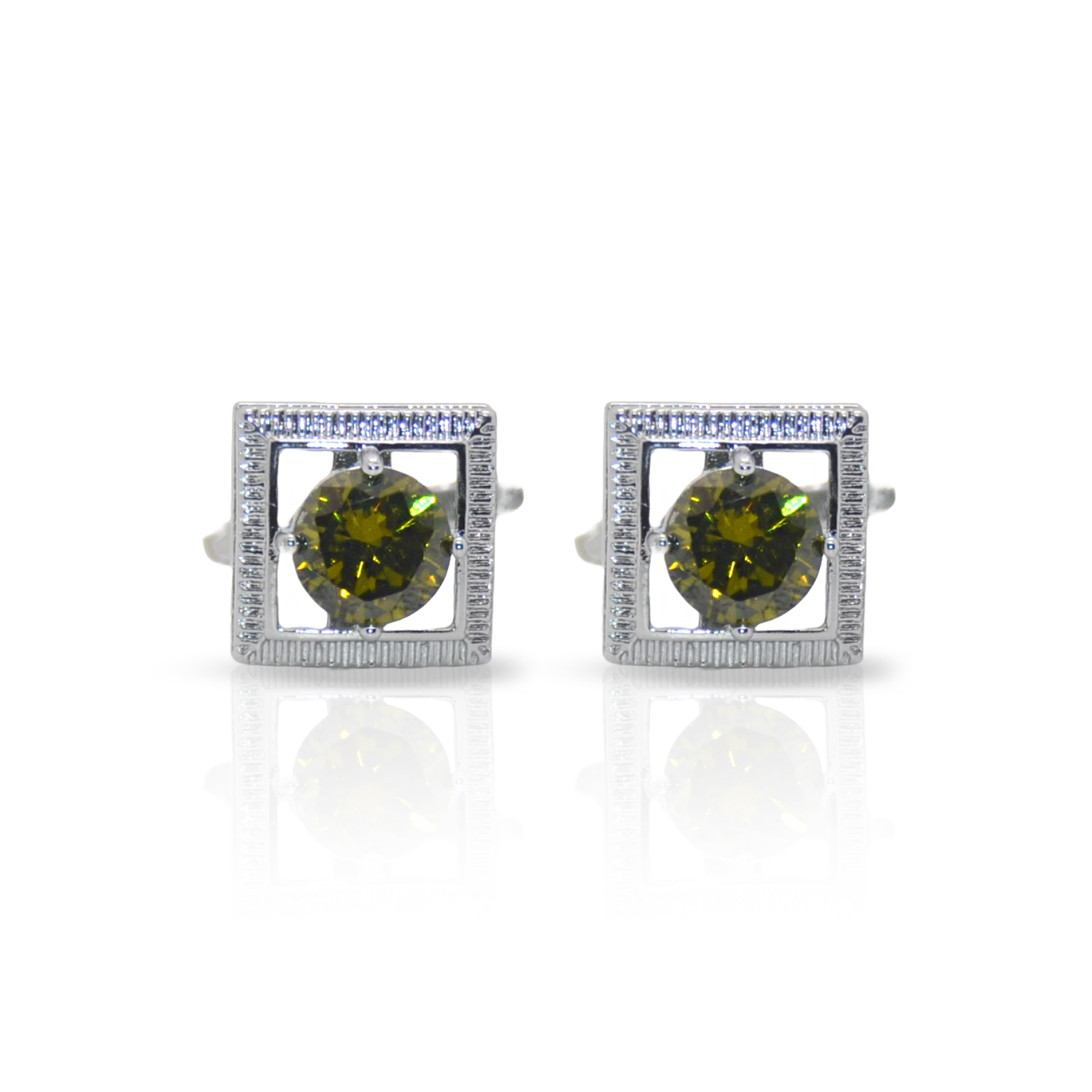 Cufflers Modern Silver Cufflinks CU-3009 with Free Gift Box