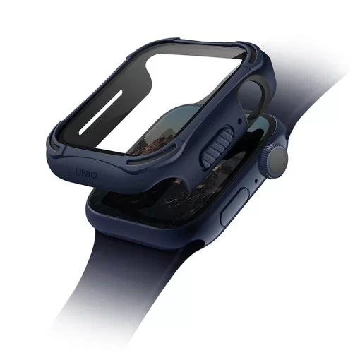 Uniq Torres Watch Case with Tempered Glass Screen Protection for Apple Watch Series 1-6 & SE 44MM