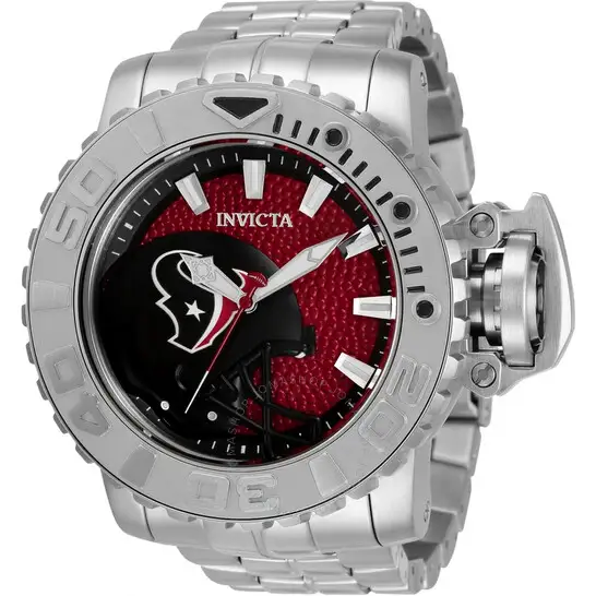 Invicta NFL Houston Texans Automatic Red Dial Men's Watch