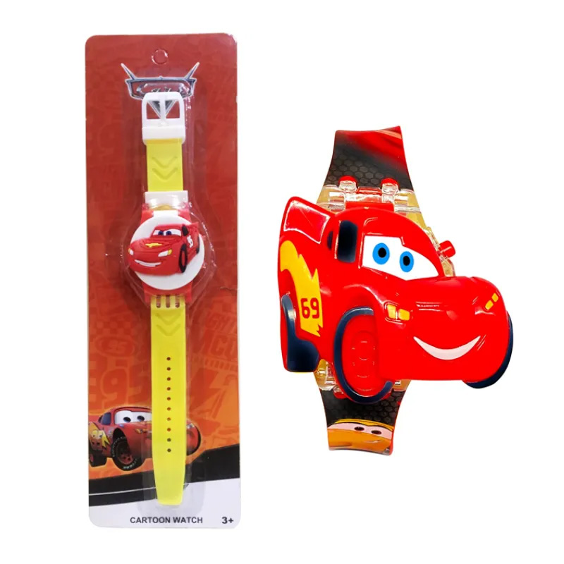 Mc Queen Wrist Watch For Boys - Red