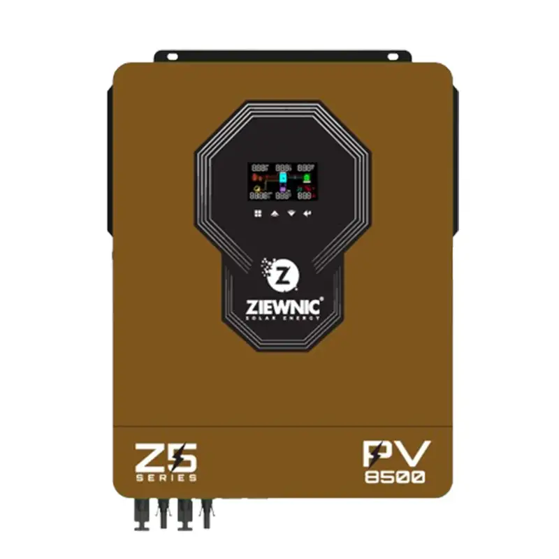 ZIEWNIC Z5 Series Hybrid Inverter 6.5 (KVA) 6G PV8500 ON/OFF/MKS/KS Solar With Official Warranty