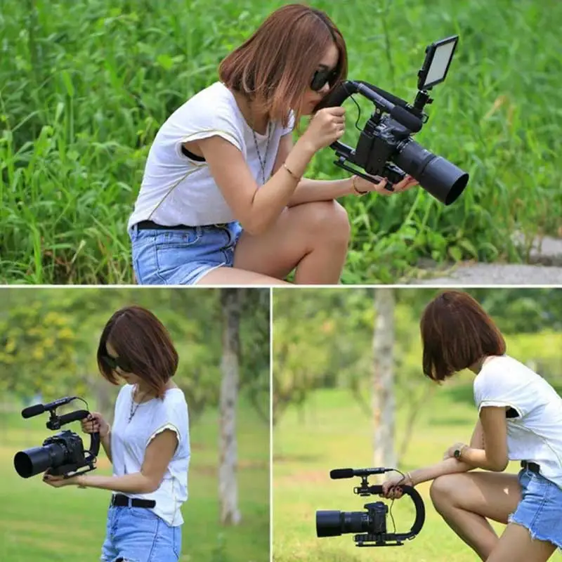 AY-49U U Shaped Video Making Handheld Stabilizer Kit