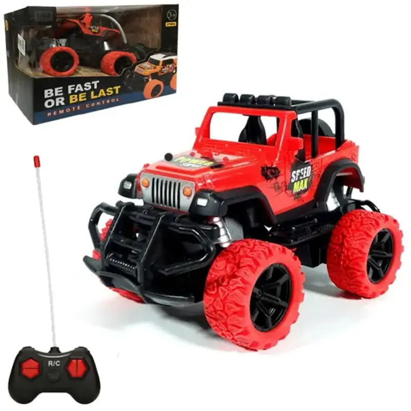 Remote Control Speed Max Jeep - 4 Channel - Assorted Design - Multi Color