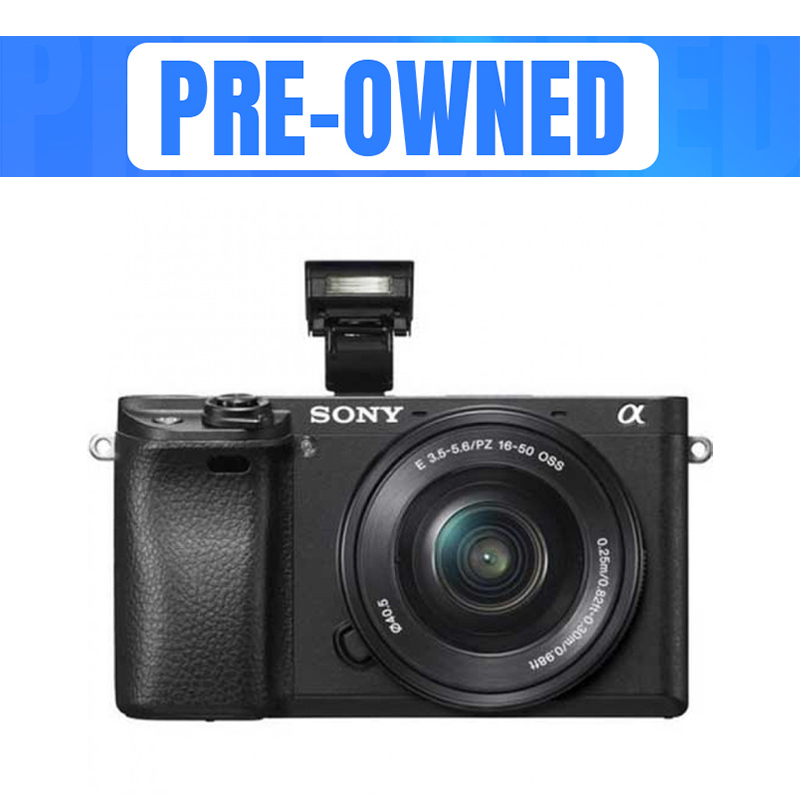 Sony Alpha A6300 Mirrorless Digital Camera With 16-50mm Lens Pre-Owned