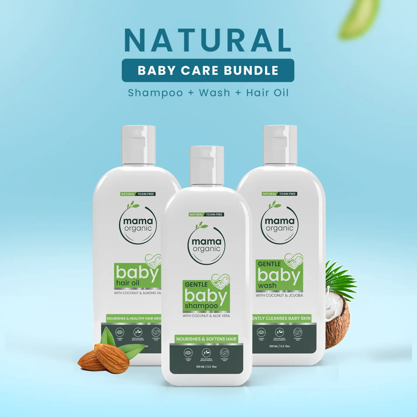 Natural Baby Care Bundle - Natural & Non Toxic