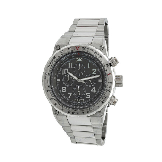 Invicta Aviator Chronograph Quartz Grey Dial Men's Watch