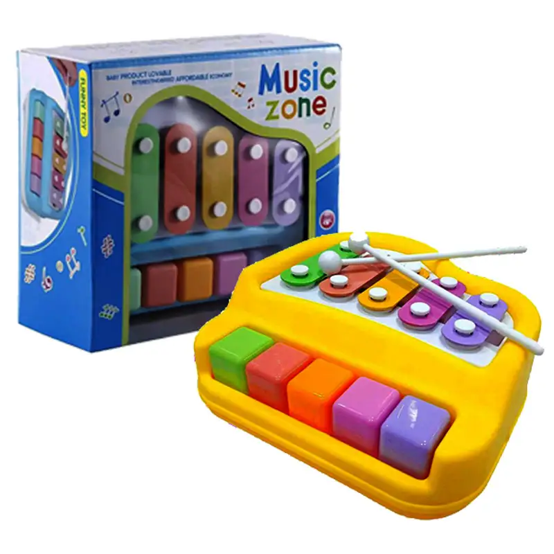 Music Zone Xylophone & Piano Musical Toy For Kids 5 Keys