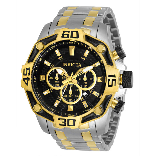 Invicta Pro Diver Chronograph Quartz Black Dial Men's Watch 33853