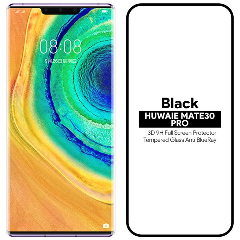 Mofi Huawei Mate 30 Pro 3D 9H Full Screen Protector Tempered Glass Anti BlueRay BLACK