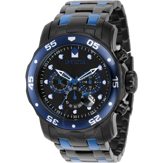 Invicta Pro Diver Chronograph Quartz Black Dial Men's Watch 37690