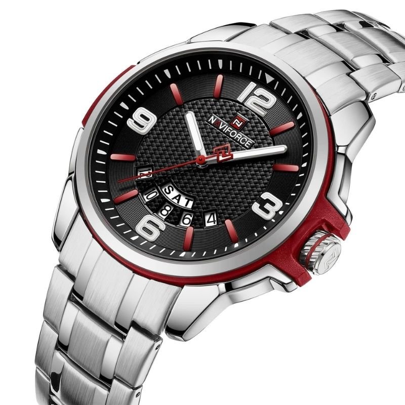 Naviforce NF9215S Day and Date Edition Watch For Men With Official Warranty